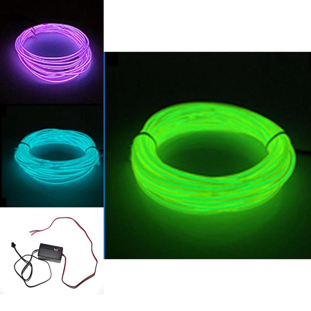 Vibrant El Wire Costume Illuminated Strips For Adults And Kids Perfect For Halloween Parties