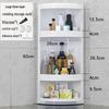 Rotating Corner Kitchen Rack for Seasonings and Condiments