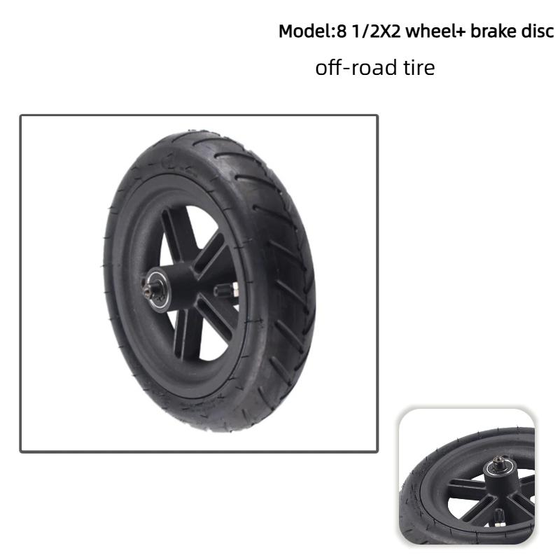Electric Scooter 8 1/2x2 Tyre Rear Wheel Assembly for Xiaomi M365 M365 Pro Rear Tire Set Replacement Wheel Parts