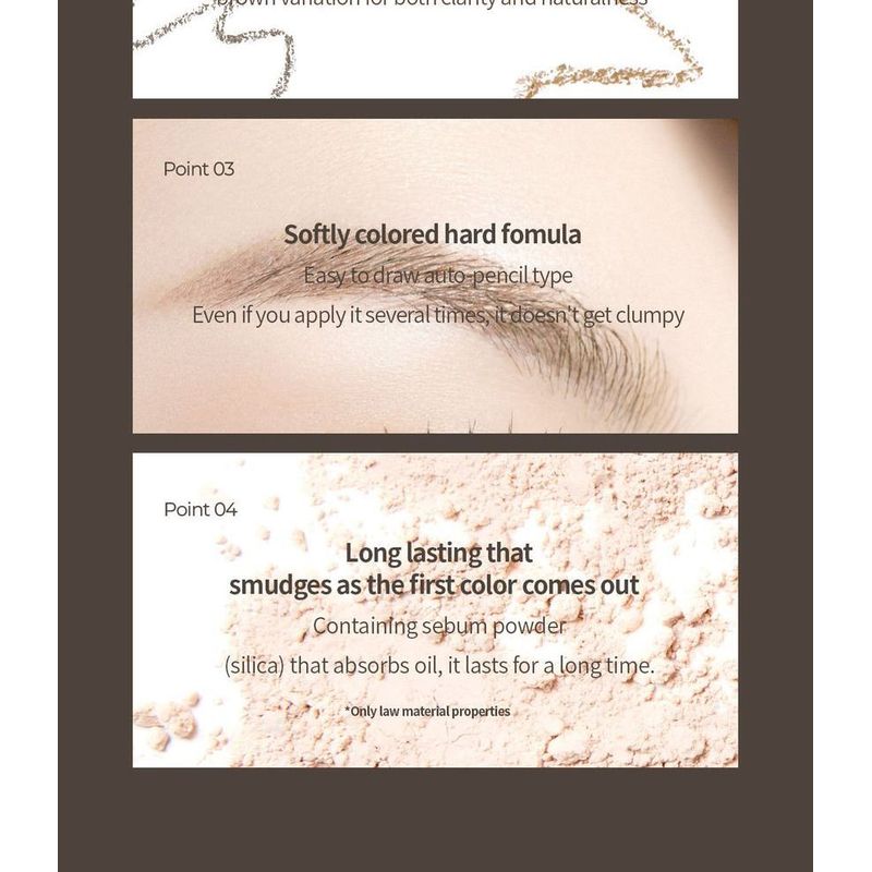 mude - Refind Me Pencil Brow - 5 Colors