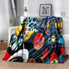 UFO Robot Grendizer Anime cartoon Soft Plush Blanket,Flannel Blanket Throw Blanket for Living Room Bedroom Bed Sofa Picnic kids