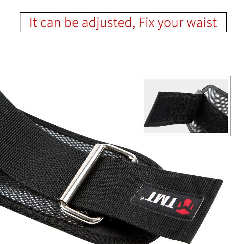 OLIKEI Thickened EVA Weightlifting Waist Support Belt Breathable Back Lumbar Brace Gym Fitness Belt for Squat Deadlift Bodybuilding