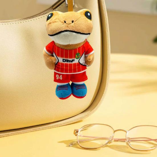 Plush Keychain Toy Soft Stuffed Animal with Clip Cute Collectible Doll for Bags Phone