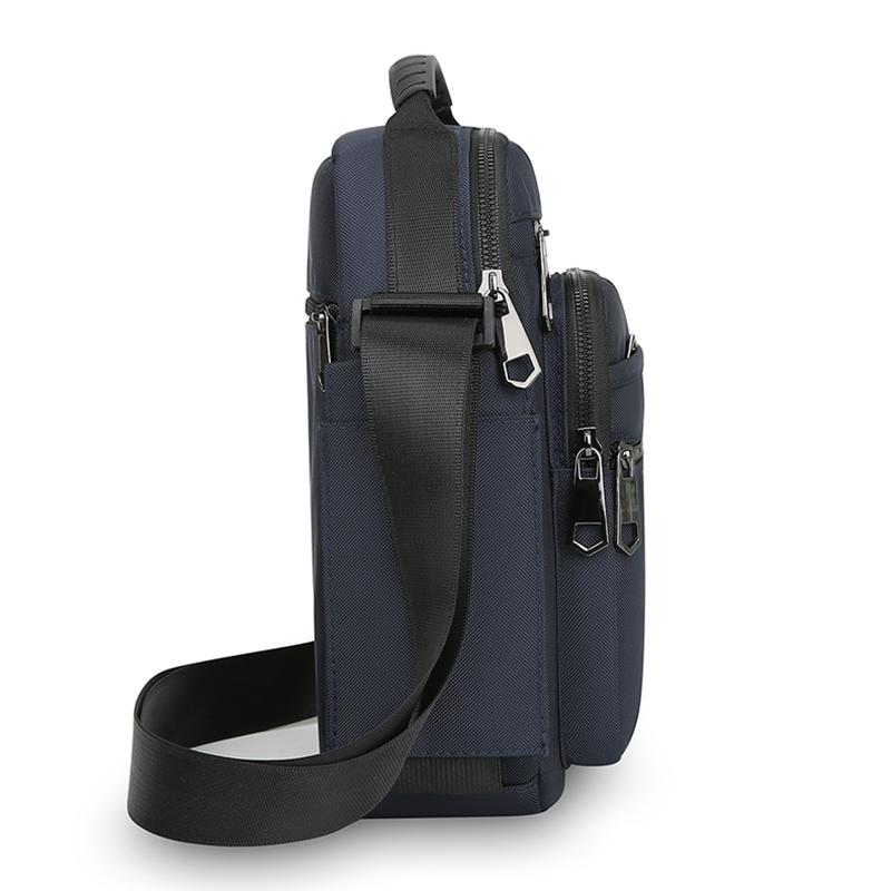 Borsa a Spalla Multi-strato da Uomo alla Moda Casual Leggera in Nylon Borsa a Tracolla per Uscite Quotidiane Pendolarismo Piccola Borsa a Mano