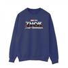 Marvel Mens Thor Love And Thunder Logo Sweatshirt