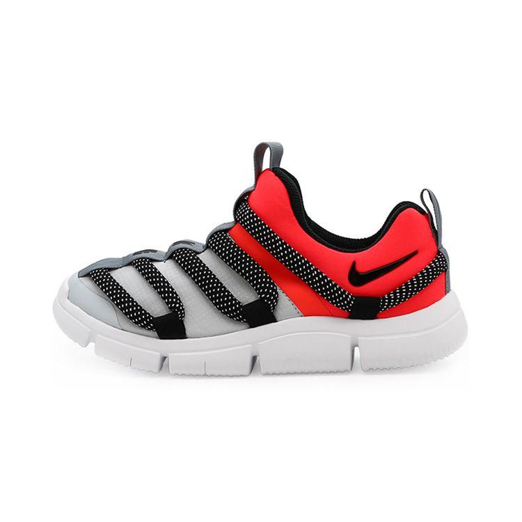 Nike Novice Low Top Sports Casual Shoes Kids Sneakers Black Gray Red AQ9661-600