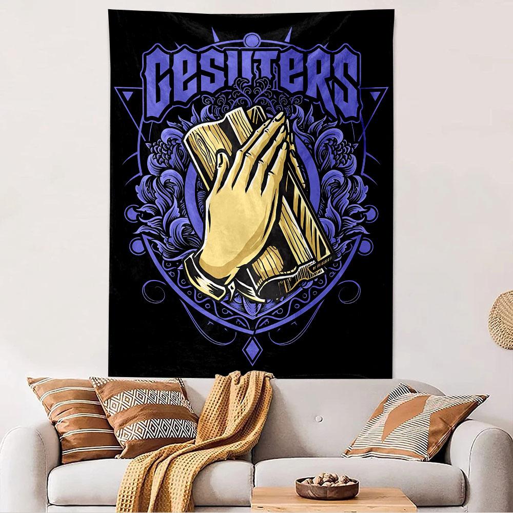 Cesuiters Tapestry Wall Hanging, Band Poster Art, Wall Decor for Bedroom Living Room Dorm