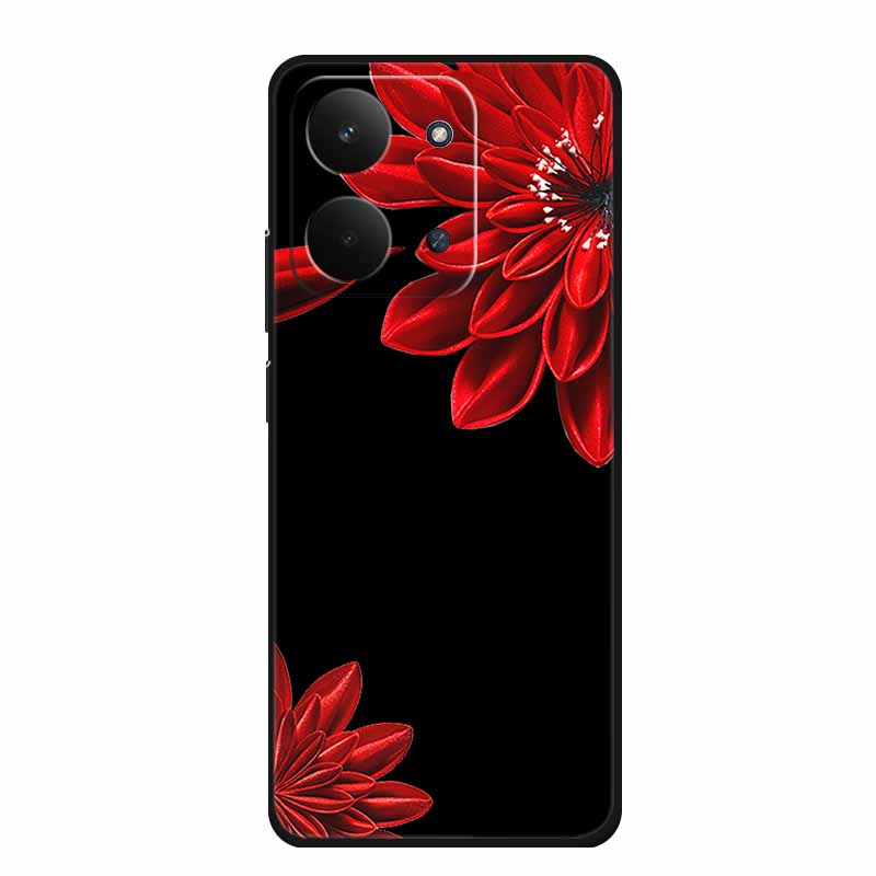 For Redmi 15C 4G Case 15 C Cartoon Cat Black Silicone Soft TPU Phone Case For Xiaomi Redmi 15C Back Cover Cases Redmi15C 6.9"