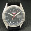 VINTAGE SEIKO 5 AUTOMATIC 7009A JAPAN MENS ARABIC BLACK DIAL WATCH a701601-5