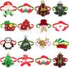 50/100pcs Christmas Fashion Pet Dog Grooming Bowtie Santa Claus Deer Style Small Dog Cat Bow Tie Necktie for Dogs Pet Decoration