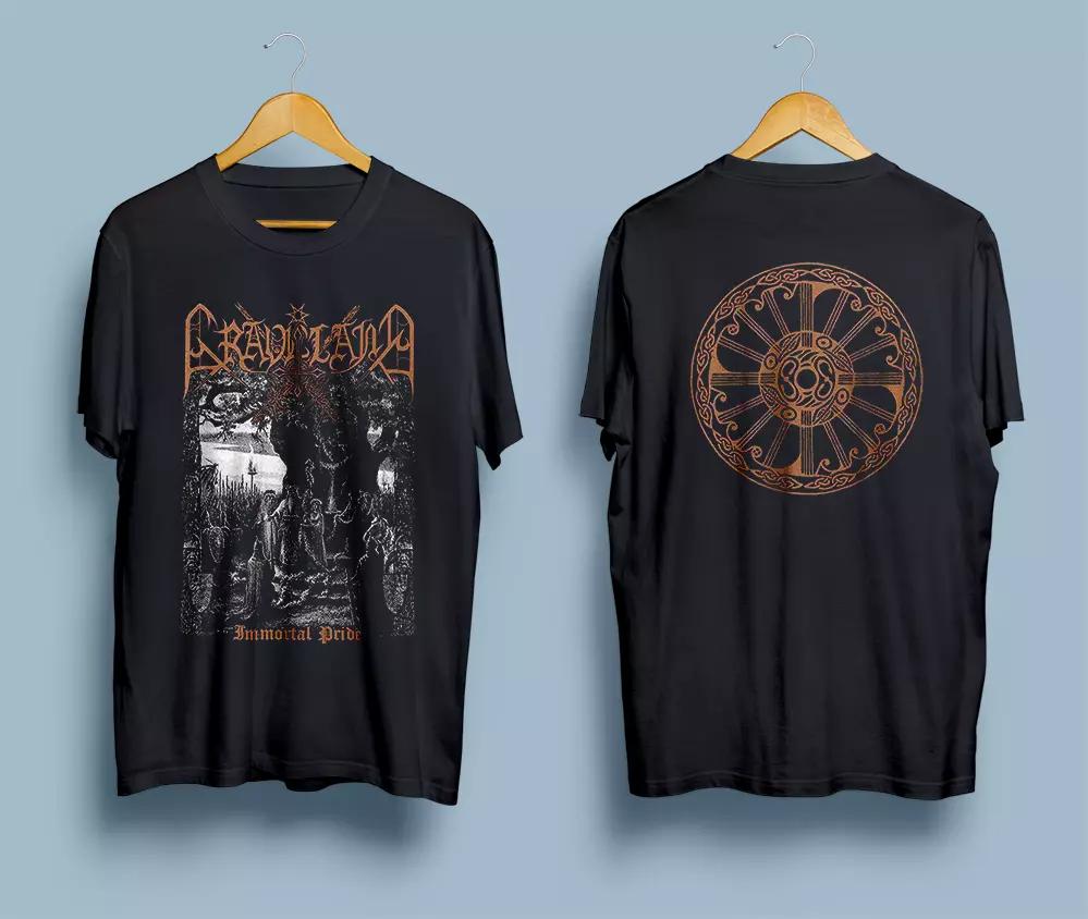 Graveland Immotal Pride T-Shirt Men Women Summer T-Shirt Men's T-Shirt Black Crew Neck Cotton Unisex Tee