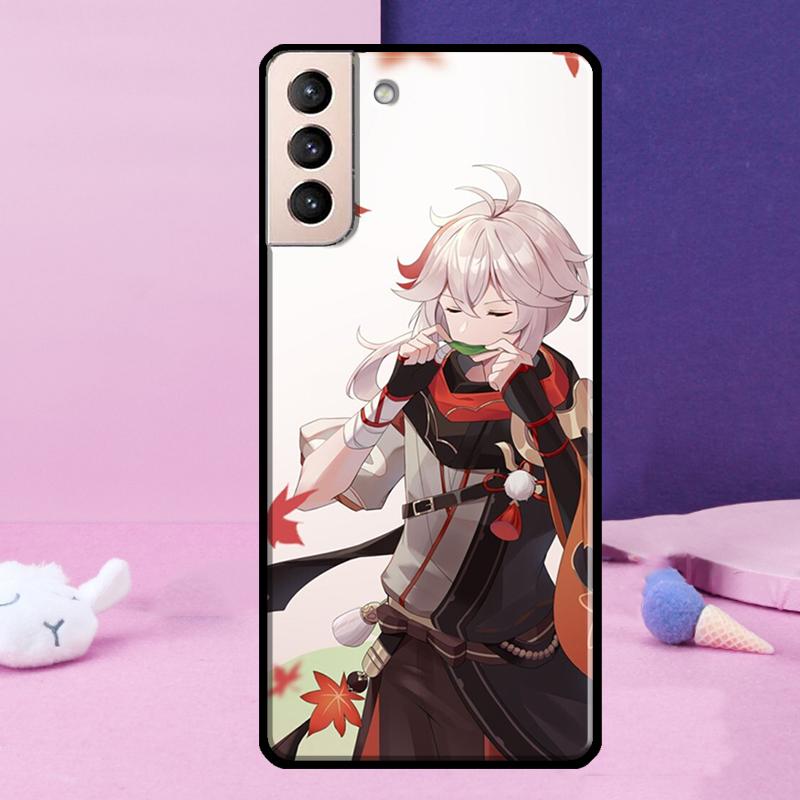 Genshin Impact Kaedehara Kazuha Phone Case For Samsung Galaxy S25 Ultra S23 S20 S21 S22 S24 FE S9 S10 Plus S24 Ultra Cover