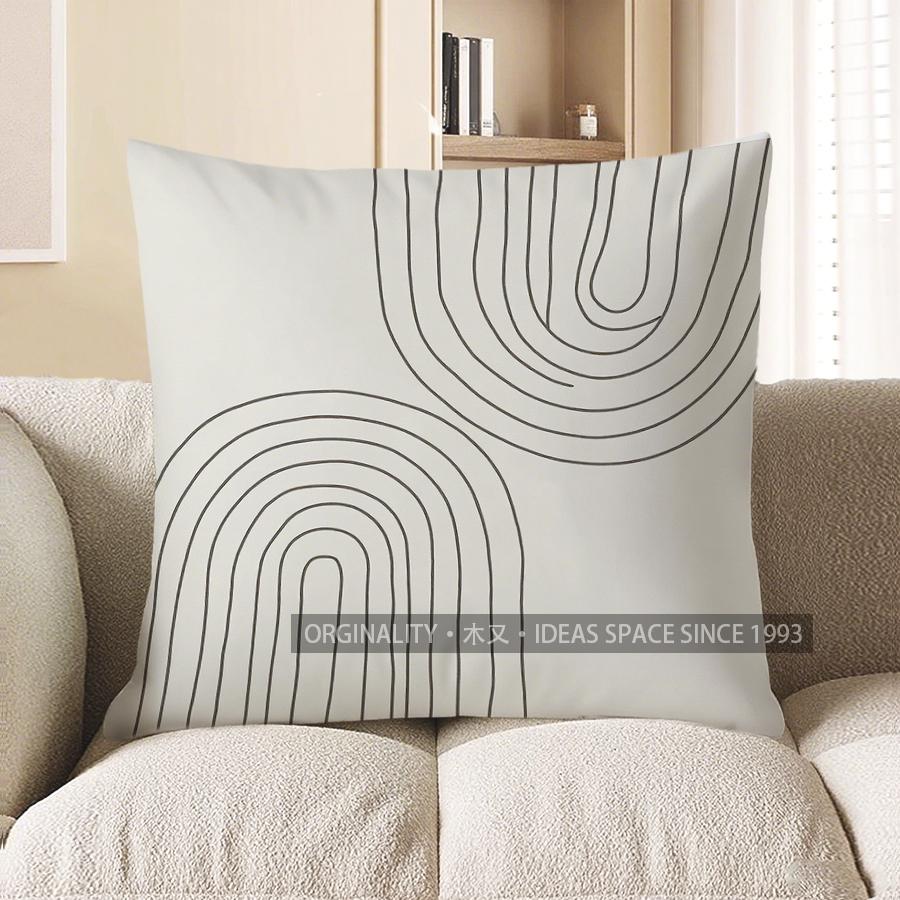 Décoration d'intérieur Motif Géométrique Moderne Housse de Coussin Décorative Housse de Coussin Convient Pour Canapé Chambre à Coucher Housse de Coussin de Voiture