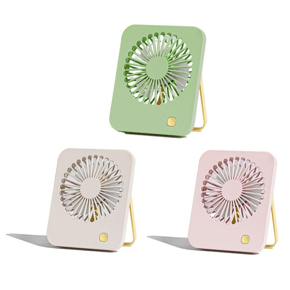 

Ultra-thin Desk Fan 180° Adjustable Electric Fan Portable Foldable Table Fan Home зелений