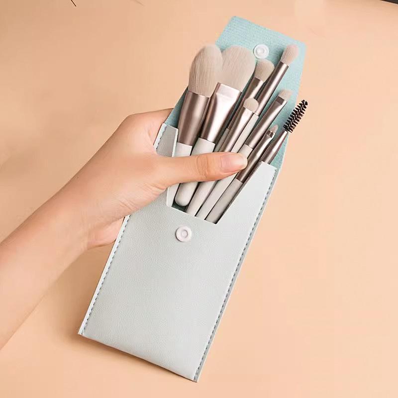 Holiday 12-Piece Makeup Brush Set: Powder, Eyeshadow, Foundation & Concealer Brushes with Soft Bristles