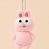 Funny Design Chickens Bag Pendant Pull-out Panda Plush Pendant  Gift For Girls