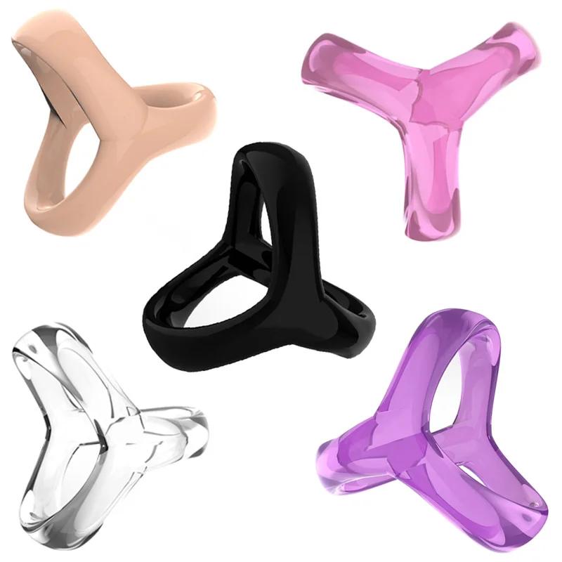 Sex Semen Lock Pierścień na Penisa dla Mężczyzn Dorosłych Par Czystość Opóźnienie Ejakulacji Pierścień na Penisa Rozciągacz Erekcyjny Pierścienie dla Mężczyzn Zabawki Seksualne na Penisa