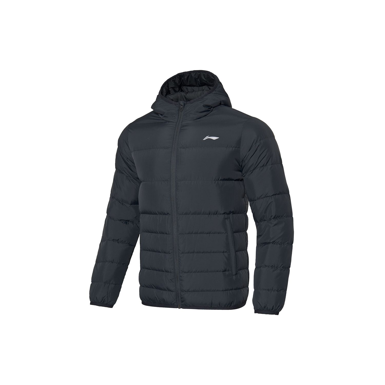 

Li Ning Training Series Short Hooded Warm Down Jacket Men Jacket Standard-Black AYMP053-3 XXL