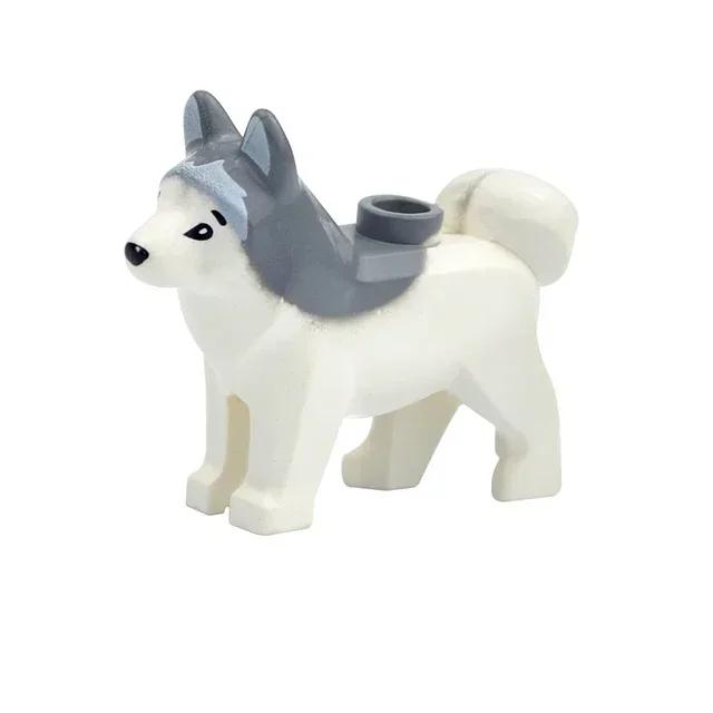 City Animal Building Block Figures Eagle Owl Goat Crocodile Dog Lion Cheetah Parrot DIY Farm Street View Accessories Bricks Gift