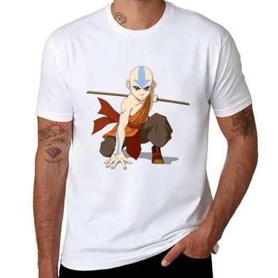 Aang T-Shirt Herren T-Shirt Grafik T-Shirts für Herren Grafik Vintage T-Shirt