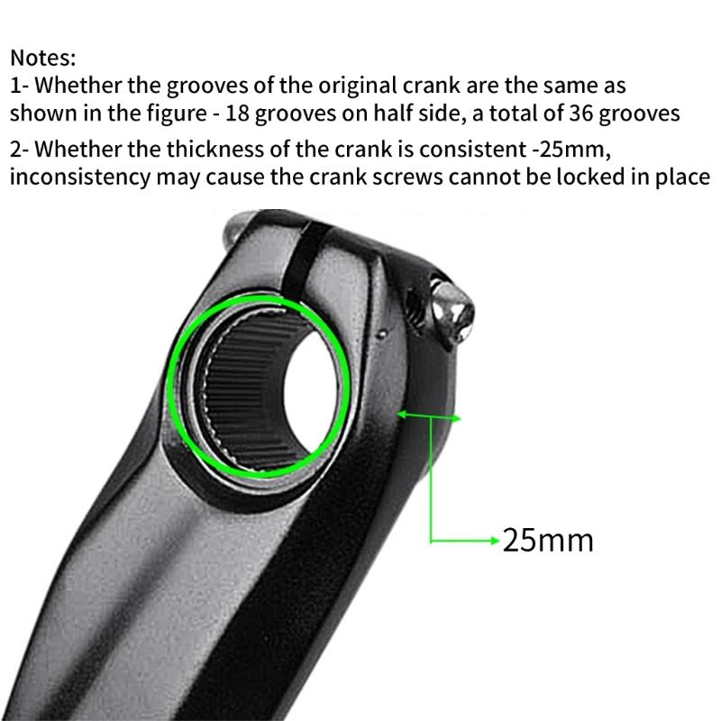 Bicycles Left Crank Arm, 220mm Aluminium Alloy Crank Arm Arm Bike Crank Arm Replacements for Mountain Bike Repairment