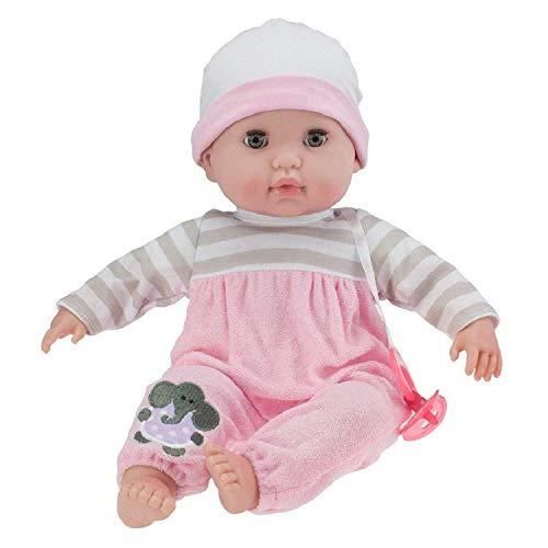 Poupée Nouveau-né - JC TOYS - 38 cm - Corps Souple - Accessoires Inclus