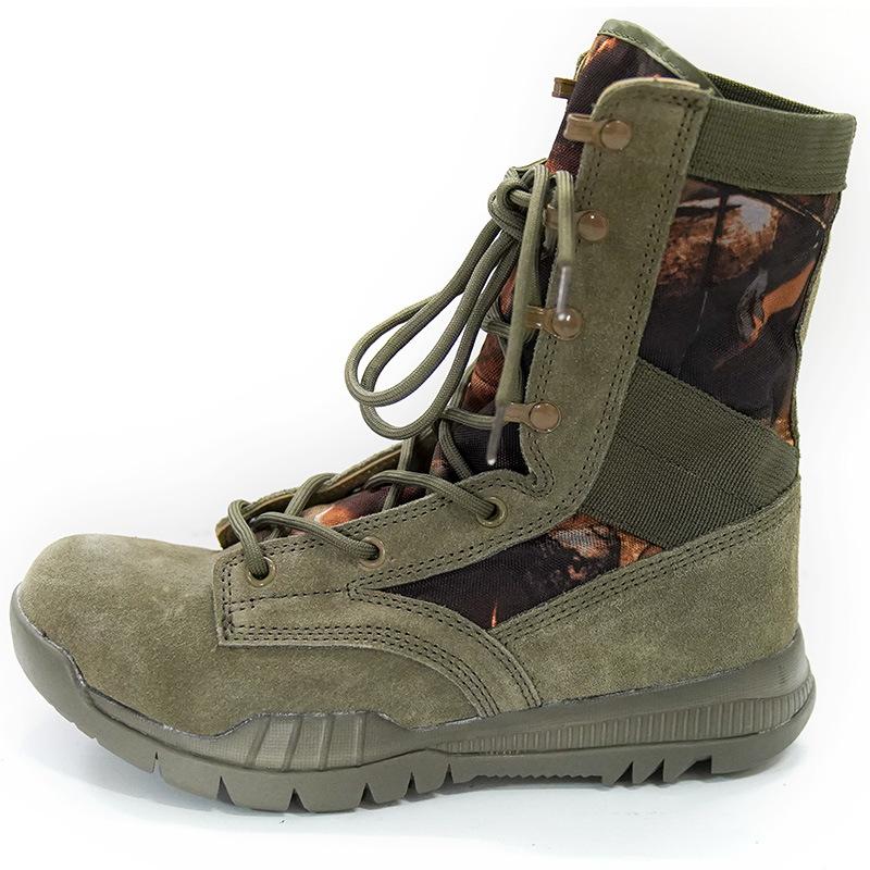 High-top Hunting Training Boots Men Desert Combat Boots Lace Up Winter Shoes Lightweight Sneaker Outdoor Hiking Shoes