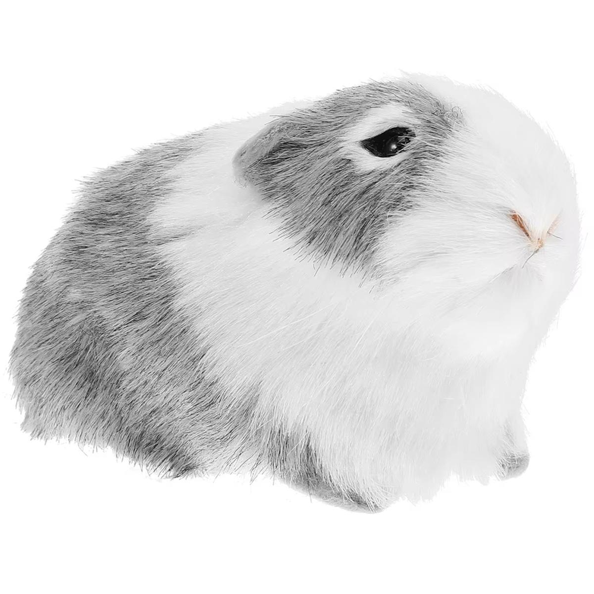 

Guinea Pig Plush Toy Plush Animal Doll Realistic Hamster Model Guinea Pig Model for Education Small Gift NONE