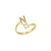 26 Letters Adjustable Open Ring: Women's Niche Design for Index or Pinky Finger - Fashionable Korean Style