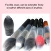 100Pcs Make-Up Pinsel Net Kosmetik Pinsel Mesh Protector Schutzhülle Schutz Abdeckung