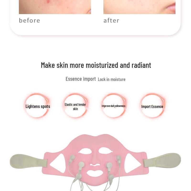 LED Facial Rejuvenation Device: Light & Vibration Therapy Mask for Skin Tightening