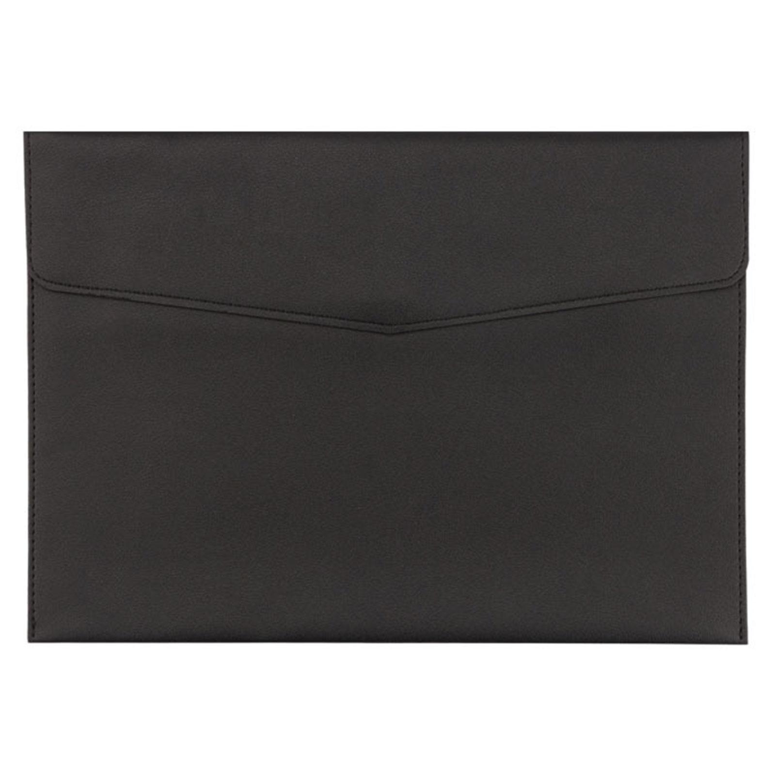 

Папка для документов формата А4 из ПУ-кожи, Водонепроницаемая брызгозащищенная сумка для документов, Папка для резюме для собеседований, Органайзер для документов формата А4 для школы и офиса чёрный