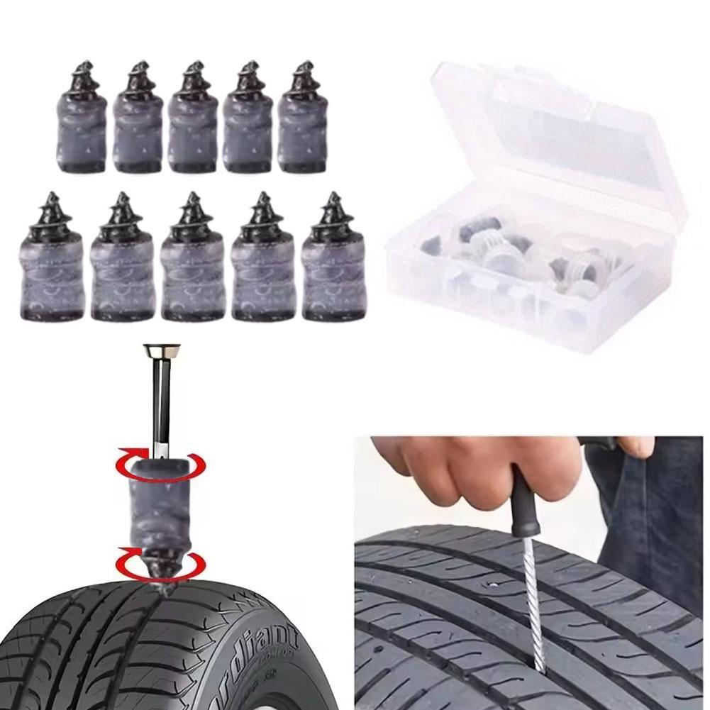 NEW Tire Repair Rubber Nail Auto Motorcycle Vacuum Self-Service Tyre Puncture Repair Screws Fast Tool for Car Truck Tractor M2O0