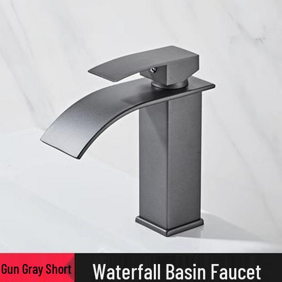Hot & Cold Dual Use Waterfall Bathroom Sink Faucet