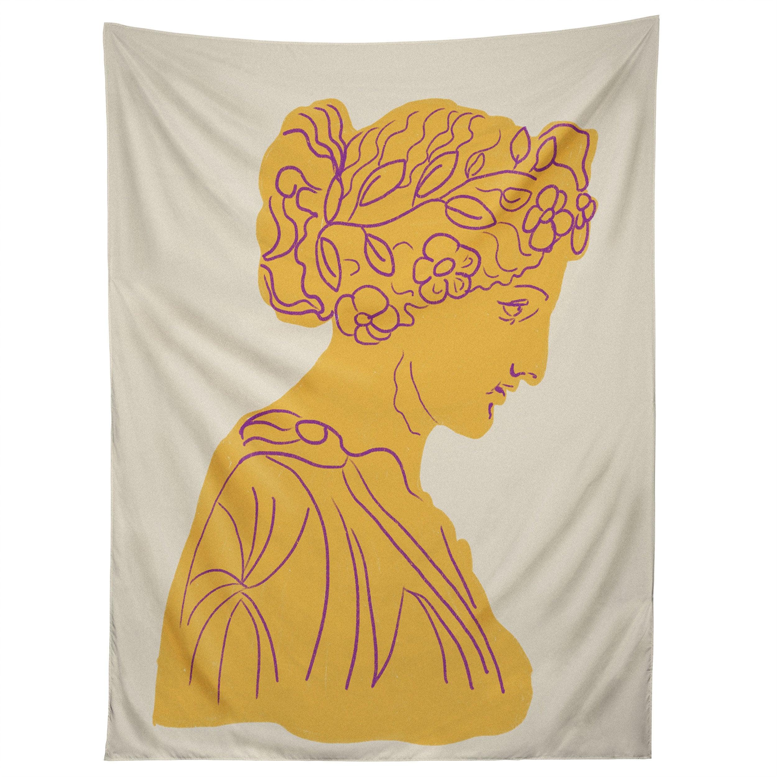 ANCIENT GODDESS 1 tapestry 75x100