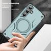 For Samsung Galaxy S25+/S24+ Case Compatible with MagSafe Four Corner Airbags PC+TPU Phone Cover