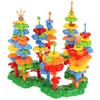 Construction Blocks for Building a Garden Flowers Garden Puzzle 124pcs.
