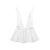 Jnleaog Spring New Arrival Women's Clothing Fashion Style French Fashion In Stock Drawstring Bowknot Decoration Poplin Tops