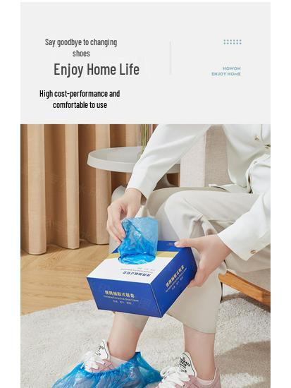 Waterproof Non-Slip Disposable Shoe Covers: Thick, Wear-Resistant, Non-Woven Foot Covers for Indoor Use