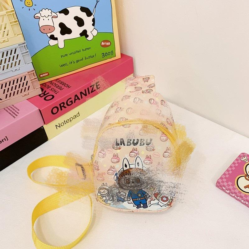 Cute Cartoon Children's Backpack: Trendy Casual Small Bag for Kindergarten Girls - Crossbody or Chest Style