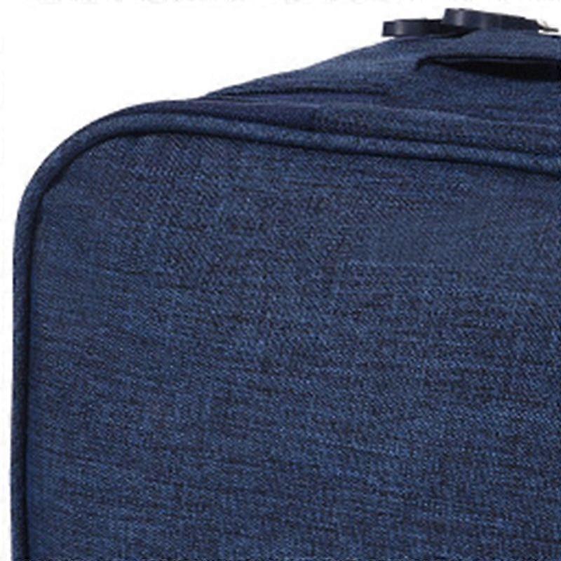 Travel Underwear Organizer Positive Ion Oxford Fabric Large Capacity Travel Bra Organizer for Underwear Women Travel Dark Blue