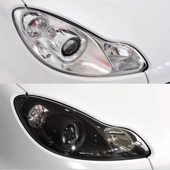 Car Headlight Lens Cover For Benz Smart W451 2009 2010 2011 2012 2013 2014 2015 Headlamp Shell Plexiglass Transparent Lampshade