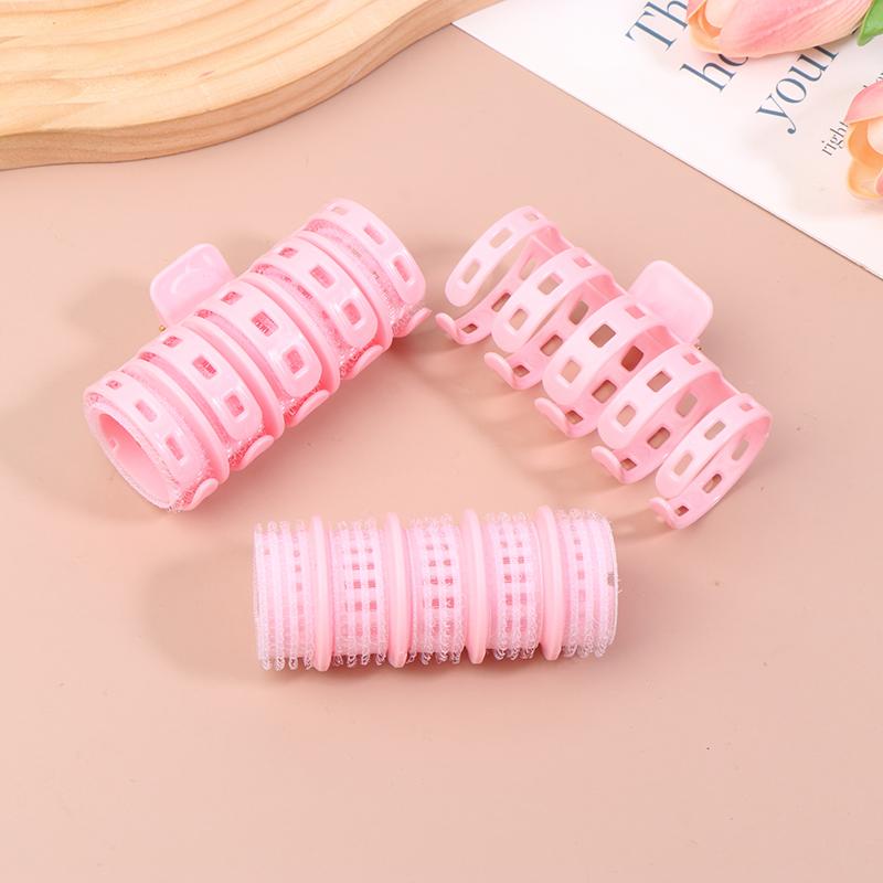 2Pcs Self-Adhesive Bangs Curlers Lazy Spiral Hair Bangs Roll Curler Plastic No Heat Air Diy Hair Curling Styling Tools