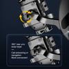 Motorcycle Smartphone Clamp Mount Bracket, Quick Access Designs, Vibration Reduction for Safe Riding Outdoor Enthusiasts