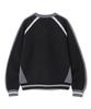 CGP Cgp Line Oversized Color Block V-Neck Knit_Black