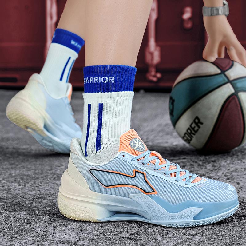 Youth student basketball shoes Sonic 11 actual combat basketball shoes men's and women's low top sports shoes with sound