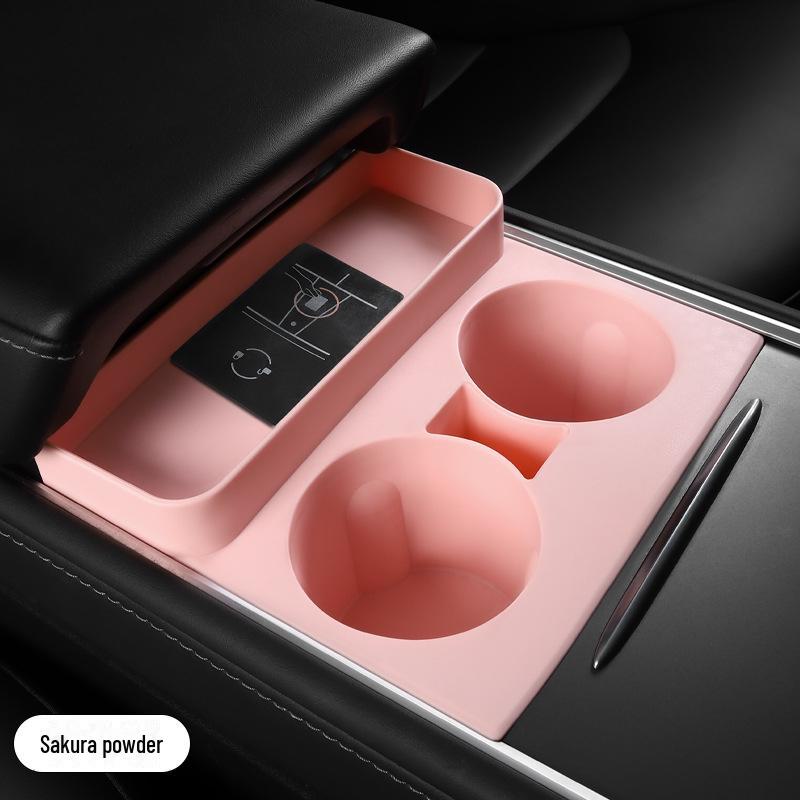 Tesla Model 3/Y Central Console Cup Holder & Limiter