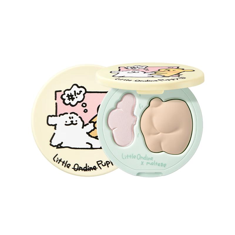 Little Ondine Line Dog Dual-Effect Luminous Highlighter Palette