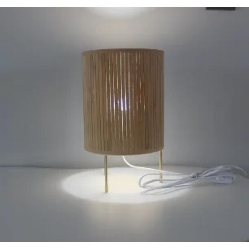 Lampa biurkowa Rattan Art Handmade Sypialnia Gabinet Łóżko Dekoracja Mała Lampka Nocna Nordic Kreatywność Wystrój Domu Lampa Łóżkowa