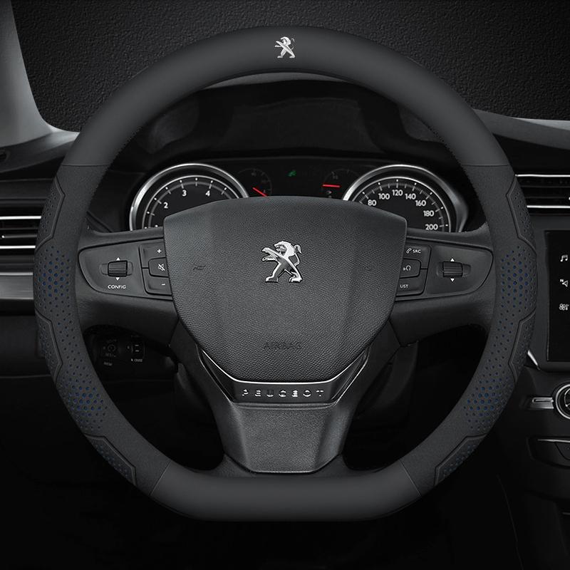 Car Steering Wheel Cover For Peugeot 106 107 108 206 207 208 301 307 308 406 407 408 508 607 2008 ZL 3008 4008 5008 GT RCZ Rifter